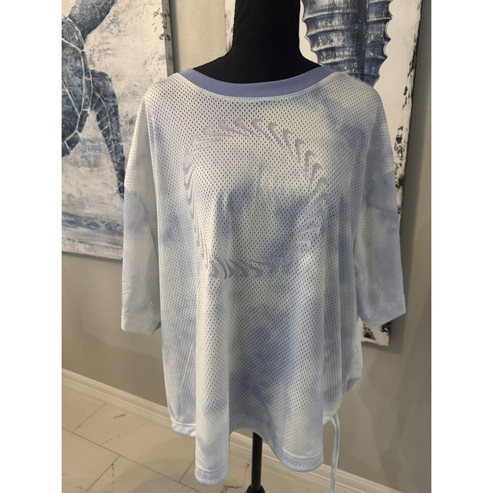 Cool Nike Micro Mesh Athletic Top Drawstring Womens 1X